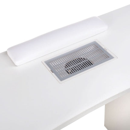 Manikiūro stalas su anga dulkių ištraukėjui BD-3425+O, baltas