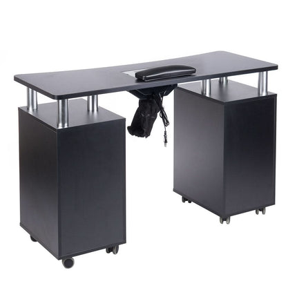 Manikiūro stalas BD-3425+O su anga ištraukėjui, juodas