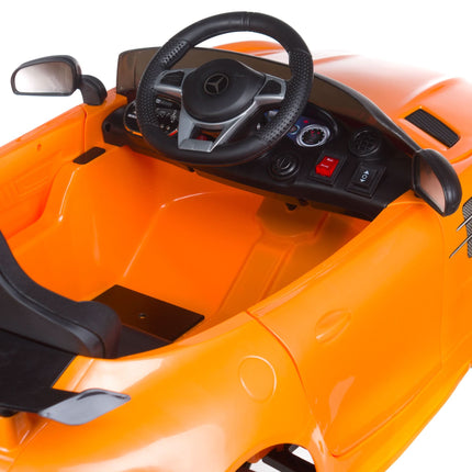Vaikiška kirpyklos kėdutė Mercedes, oranžinė