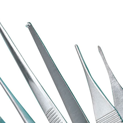 Standartinis sterilus tiesus audinių pincetas 14 cm, 1 vnt.