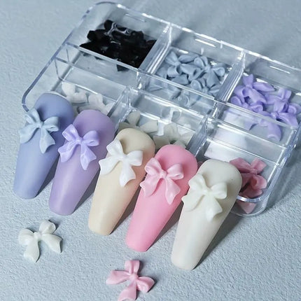 3D nagų dekoracijos - kaspinėliai, 30 vnt. - Beauty Kit