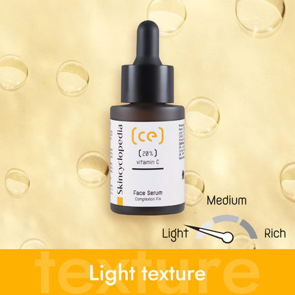 Skincyclopedia veido serumas su 20% vitaminu C, 30ml