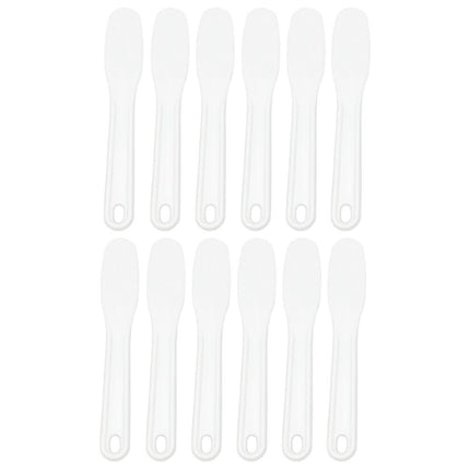 Plastikinė mentelė kaukėm tepti L189, 1 vnt. 18,7 x 3,1 cm