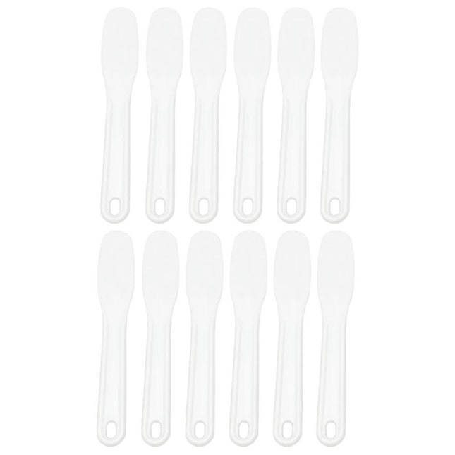 Plastikinė mentelė kaukėm tepti L189, 1 vnt. 18,7 x 3,1 cm