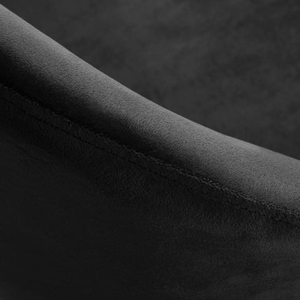 4Rico kliento kėdė QS-MF18G, juodas aksomas - Beauty Kit