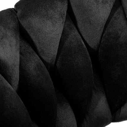 4Rico makiažo kėdė QS-B313a, juodas aksomas - Beauty Kit