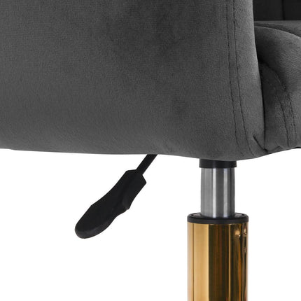 4Rico meistro kėdė QS-OF212G, pilkas aksomas - Beauty Kit