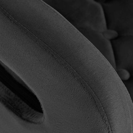 4Rico meistro kėdė QS-OF213G, pilkas aksomas - Beauty Kit