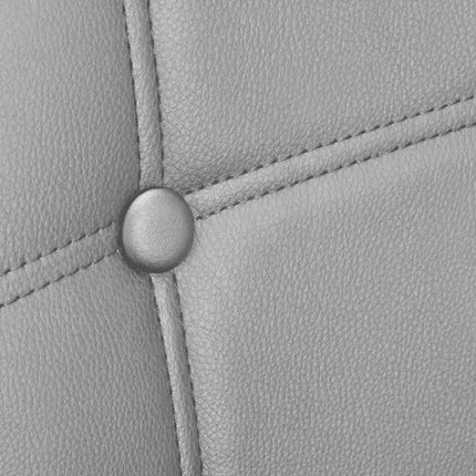 4Rico skandinaviško stiliaus kėdė QS-185, pilka eko oda - Beauty Kit