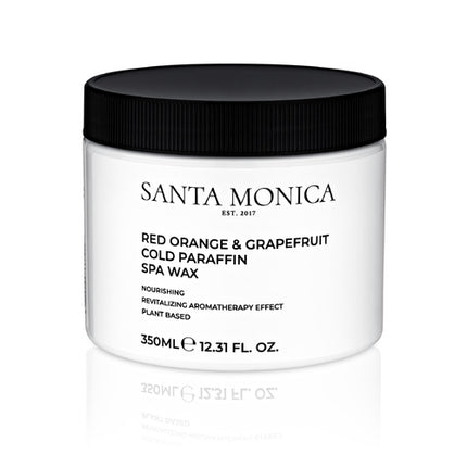 SANTA MONICA šalto parafino vaškas raudonųjų apelsinų ir greipfrutų kvapo 350 ml.