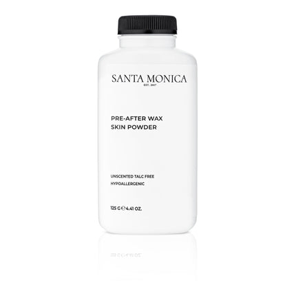 SANTA MONICA depiliacijos pudra be kvapo 125g – kosmetologinė formulė efektyviam plaukų šalinimui ir odos apsaugai procedūros metu