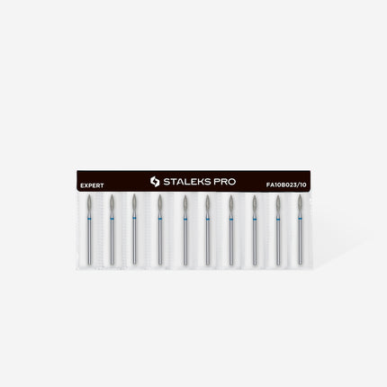 STALEKS PRO Deimantinis antgalis liepsnelė mėlyno žymėjimo 2,3mm