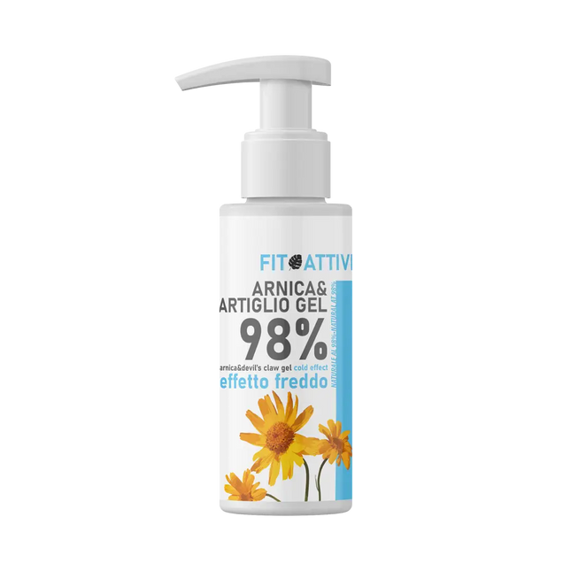 Atpalaiduojantis gelis su arnika ir Claw – šalto efekto, 98 %, 100 ml