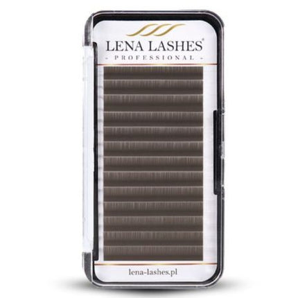 LENA LASHES Professional Volume C 0.07 MIX blakstienos, rudos