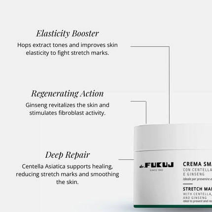 BeautyKit tiekiamas DR.FUKUJ kūno kremas salonams: intensyviai maitina odą ir mažina strijų matomumą