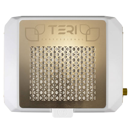 Teri 800 M White настольный пылесос для маникюра (золотистая решетка)