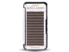 LENA LASHES Professional Volume C 0.07 MIX blakstienos, rudos