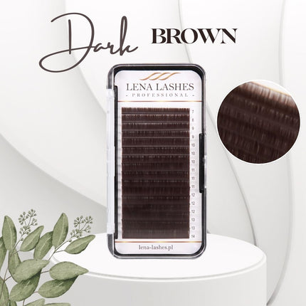 Lena Lashes Professional Volume L 0.10 MIX dark brown