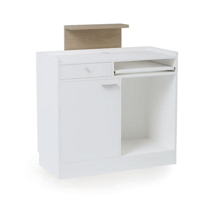 Registratūros stalas Light Desk, ruda spalva