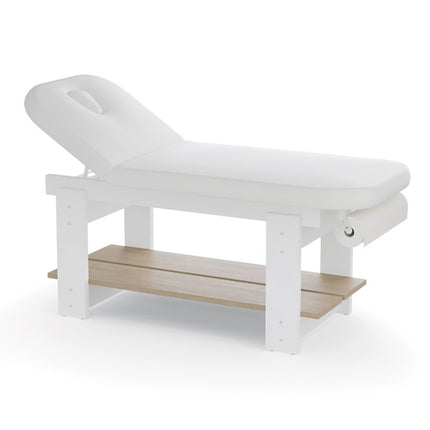 Masažinė lova Living, baltos spalvos