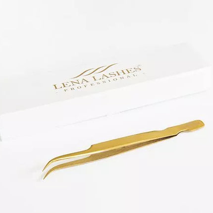 LENA LASHES Professional lenktas pincetas 013