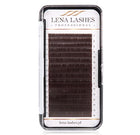 Lena Lashes Professional Volume L 0.07 MIX DARK BROWN blakstienos