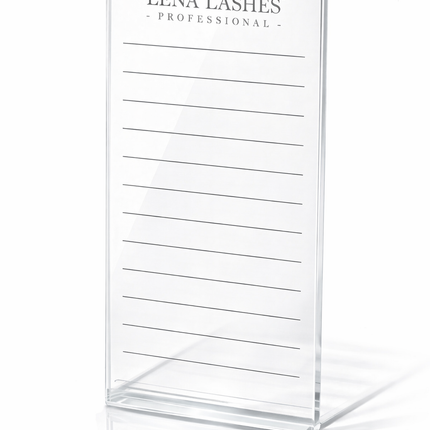 Lena Lashes stiklinis blakstienų laikyklis