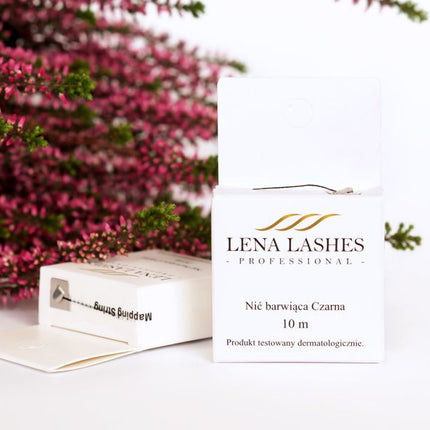 Lena Lashes Professional juodas žymėjimo siūlas