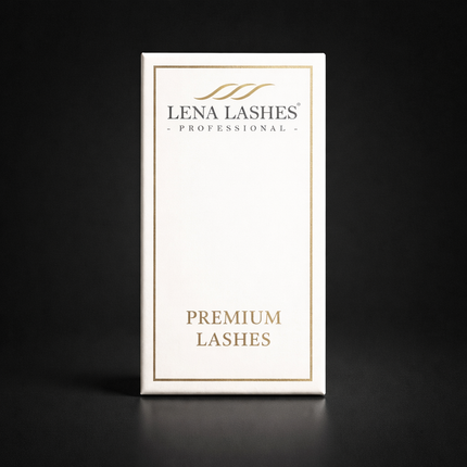 Lena Lashes professional Premium volume CC 0.07 MIX juodos blakstienos