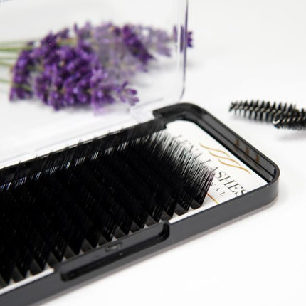 Lena Lashes Professional blakstienos Volume L 0.10 MIX juodos