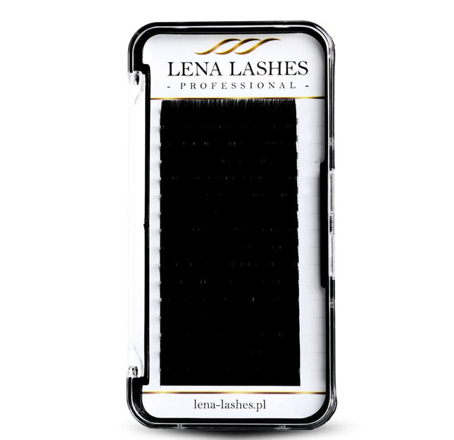 Lena Lashes Professional Volume J 0.07 MIX juodos blakstienos