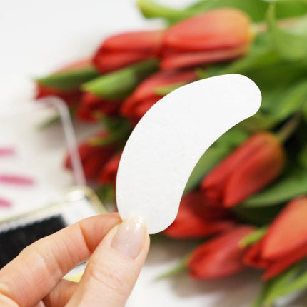 LENA LASHES Professional violetiniai hidrogeliniai paakių padeliai