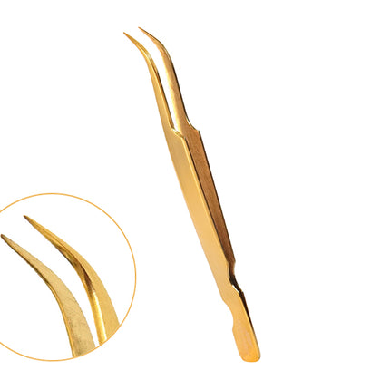 LENA LASHES Professional lenktas pincetas 013