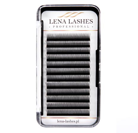 Lena Lashes Professional  Volume YY C 0.07 MIX juodos blakstienos