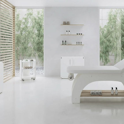 Masažinė lova Made, baltos spalvos