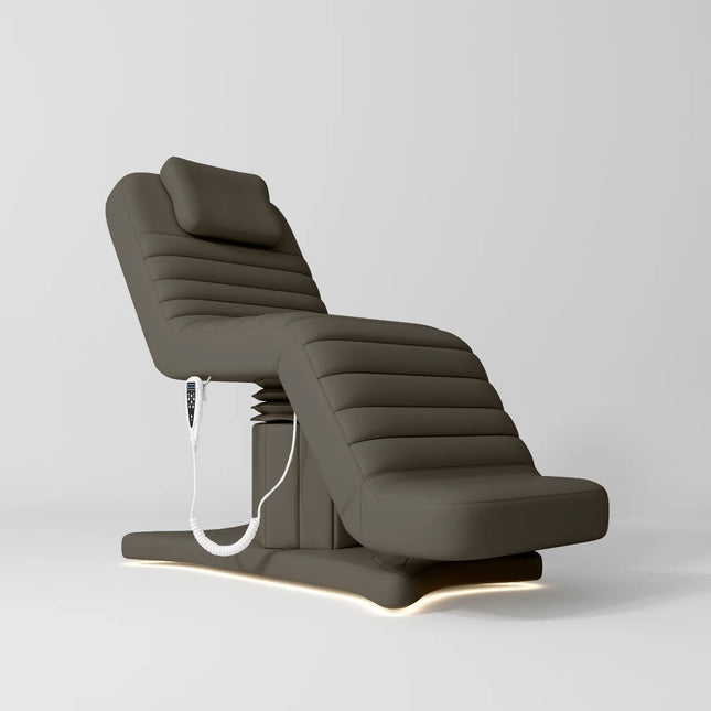 Elektrinis kosmetologinis gultas GRANDEUR 3 variklių, rudas