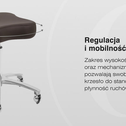 Sukamoji meistro kėdė OMEGA Supremo, ruda