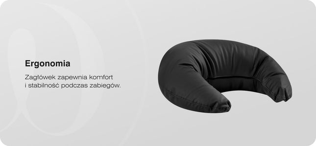 Kirpyklos plautuvės pagalvėlė OMEGA, juoda