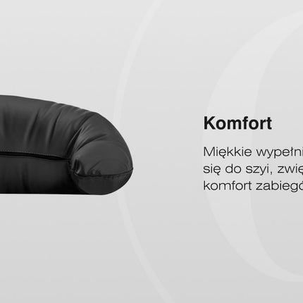 Kirpyklos plautuvės pagalvėlė OMEGA, juoda