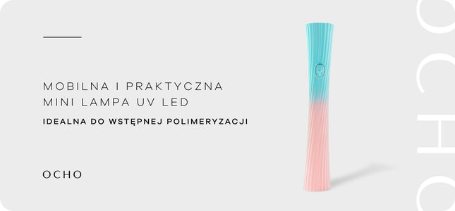 Nagų lempa UV/LED OCHO mini, rožinė
