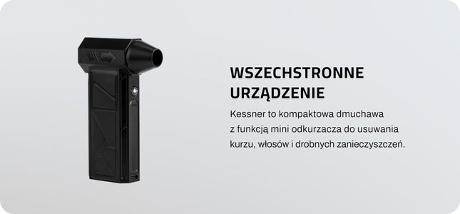 Kessner oro pūstuvas su mini dulkių siurbliu