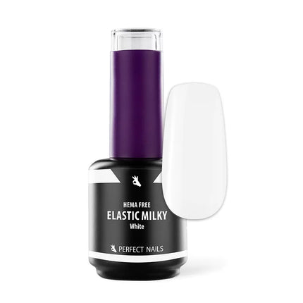 PERFECT NAILS HEMA FREE guminis bazės pagrindas MILKY WHITE, 15ml