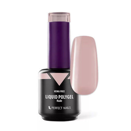 PERFECT NAILS LIQUID POLYGEL Skystas Poligelis NUDE, 15ml