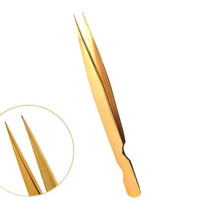 LENA LASHES Professional tiesus priauginimo pincetas 010