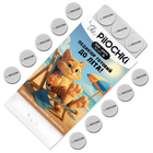 THE PILOCHKI abrazyviniai diskeliai 21mm #180, 60vnt. juodi