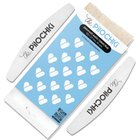 THE PILOCHKI keičiami abrazyviniai lapeliai metalinei dildei 155mm, #150gr., 50vnt.