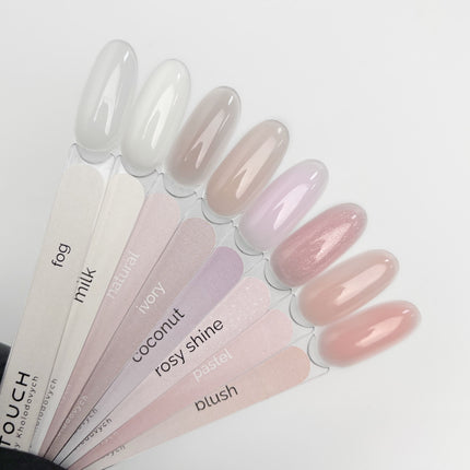 TOUCH Cover Base elastinga kamufliažinė bazė Milk, 30ml