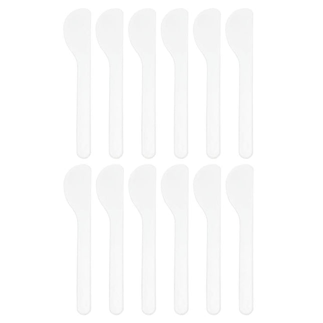 Plastikinė mentelė kaukėm tepti L163, 1 vnt. 16,2 x 2,9 cm