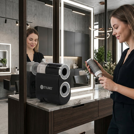 Automatinis elektrinis plaukų šepečių valymo aparatas STYLANCE
