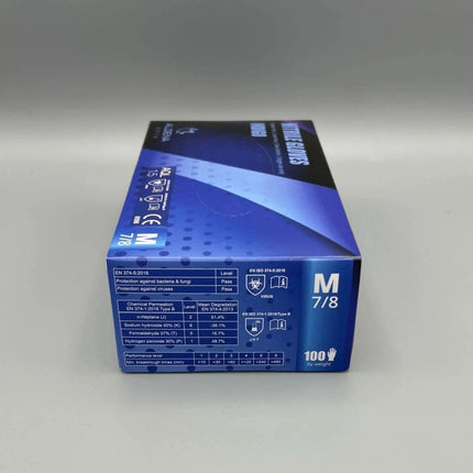 ALDENA nitrilinės vienkartinės pirštinės XS dydis, indigo - Beauty Kit